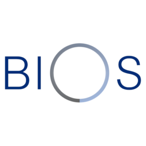 BIOS logo depicting the letters in the acronym.