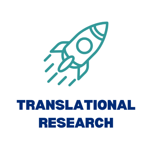 Rocket ship icon above the words Translational Research